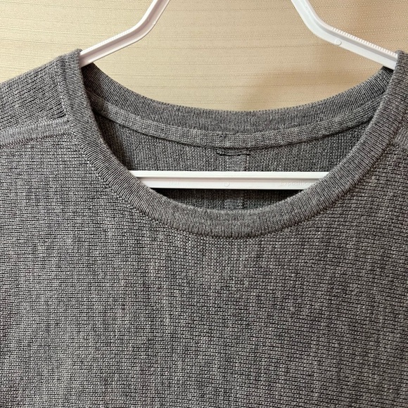 Men’s Lululemon Athletica Charcoal Crewneck Sweater Size Small Merino Wool - Picture 4 of 10